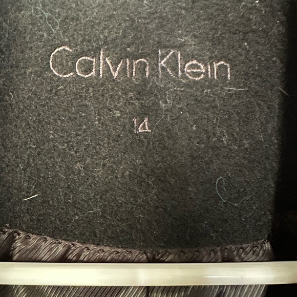 Calvin Klein wool blend trench 14 - Picture 5 of 5